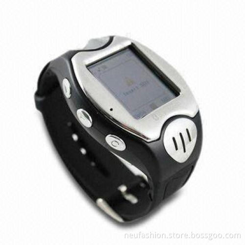 White Watch Phone with Fashionable Style, MP3, MP4, Camera and Bluetooth